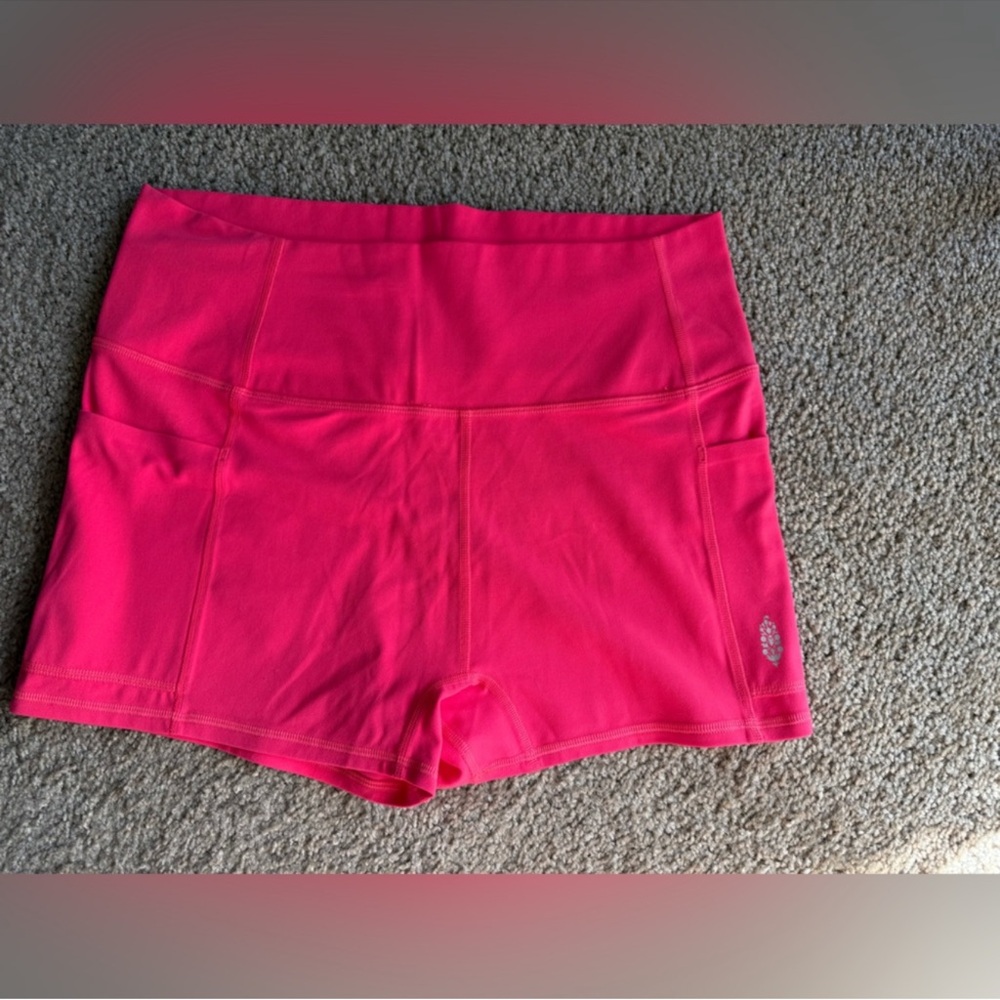 FP HIGH RISE PINK SHorts  3”